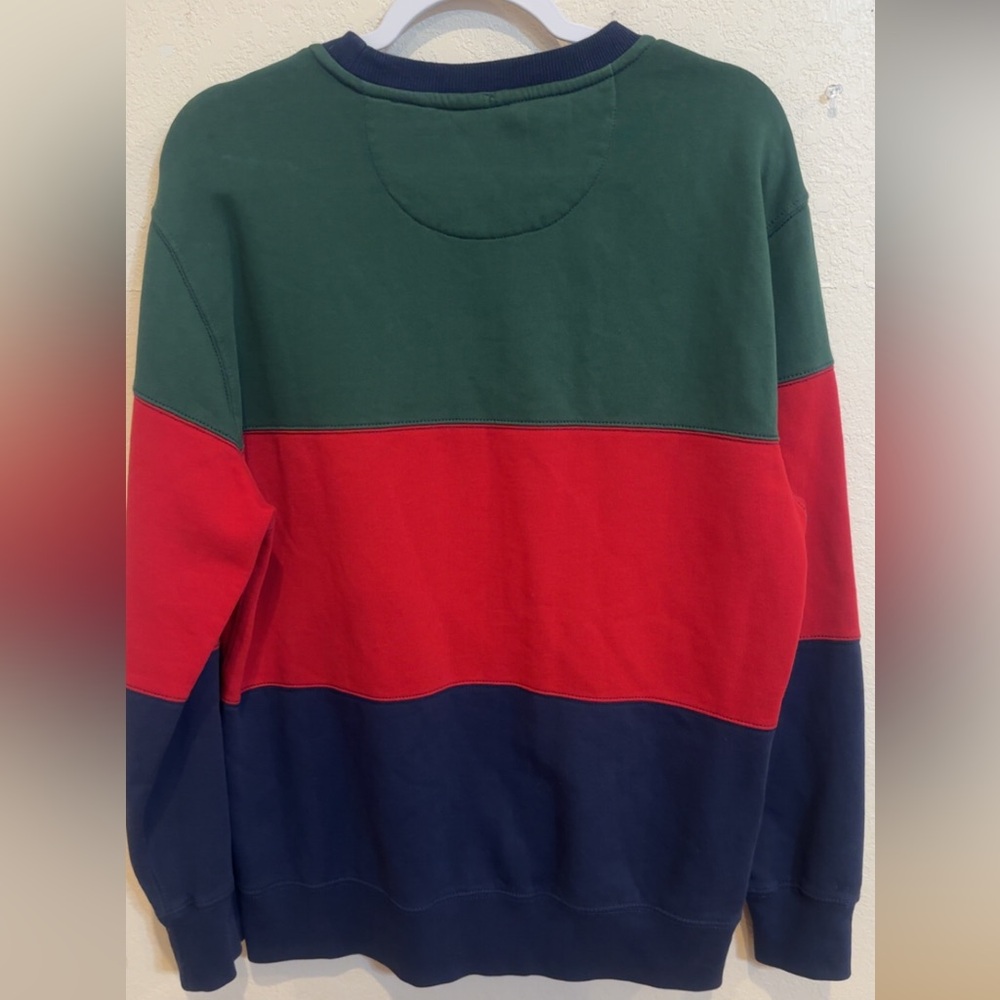 Chaps Ralph Lauren Unisex Vintage Colorblock Crewneck Sweatshirt - Picture 11 of 12